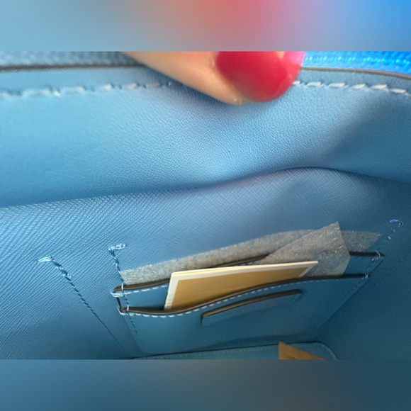 Michael Kors Small Pratt Tote in Pacific Blue – Brand New With Tags - Picture 16 of 16